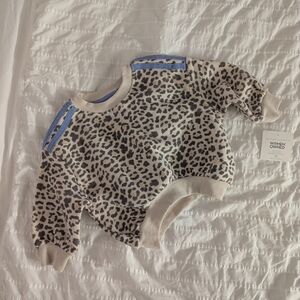 Grayson Mini by Grayson Threads - Leopard & Sport Stripe Baby Sweatshirt